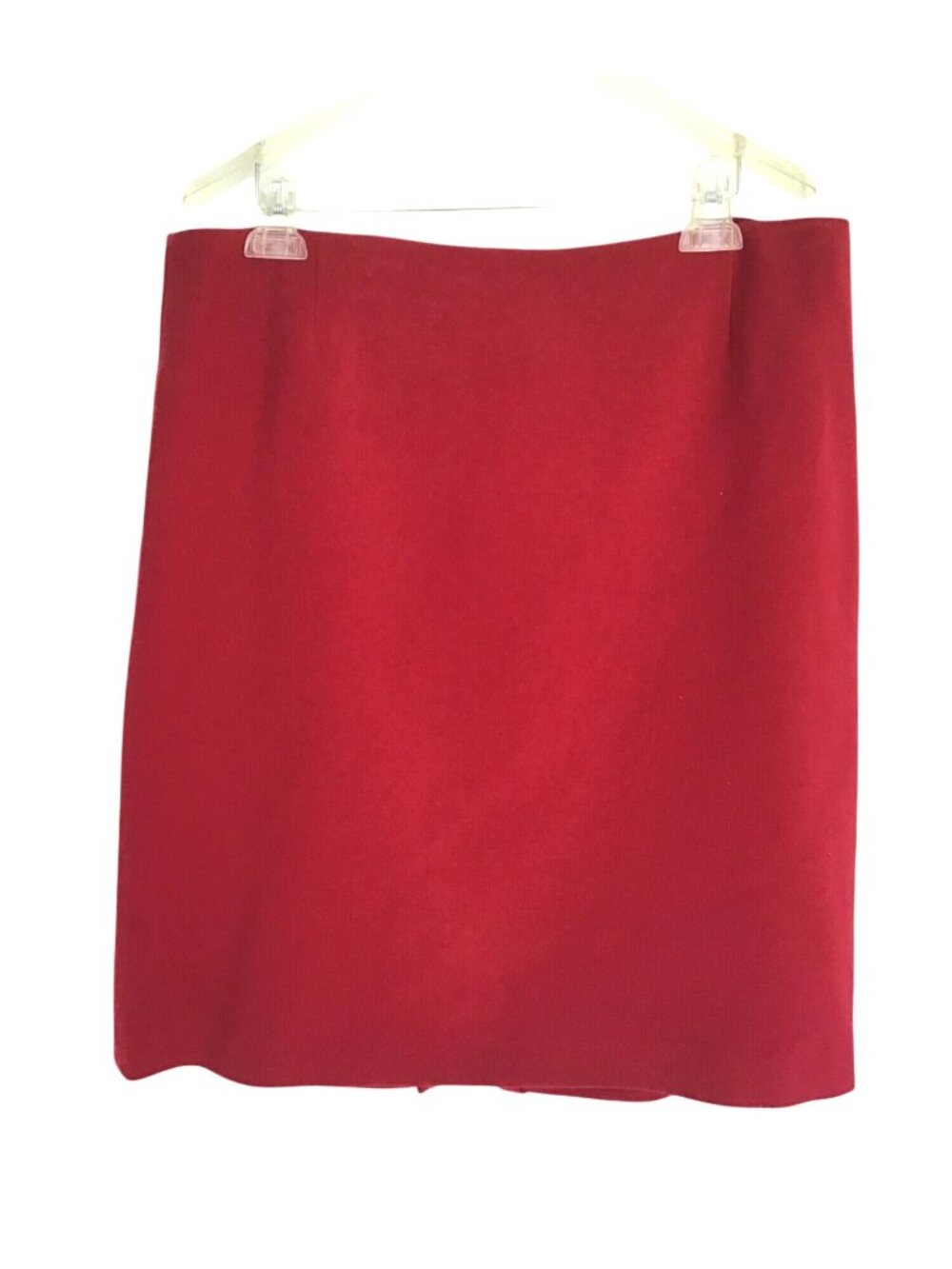 ALEX MARIE- WOMENS RED LINE ZIP-UP CLOSURE KNEE LENGHT SKIRT SIZE 16